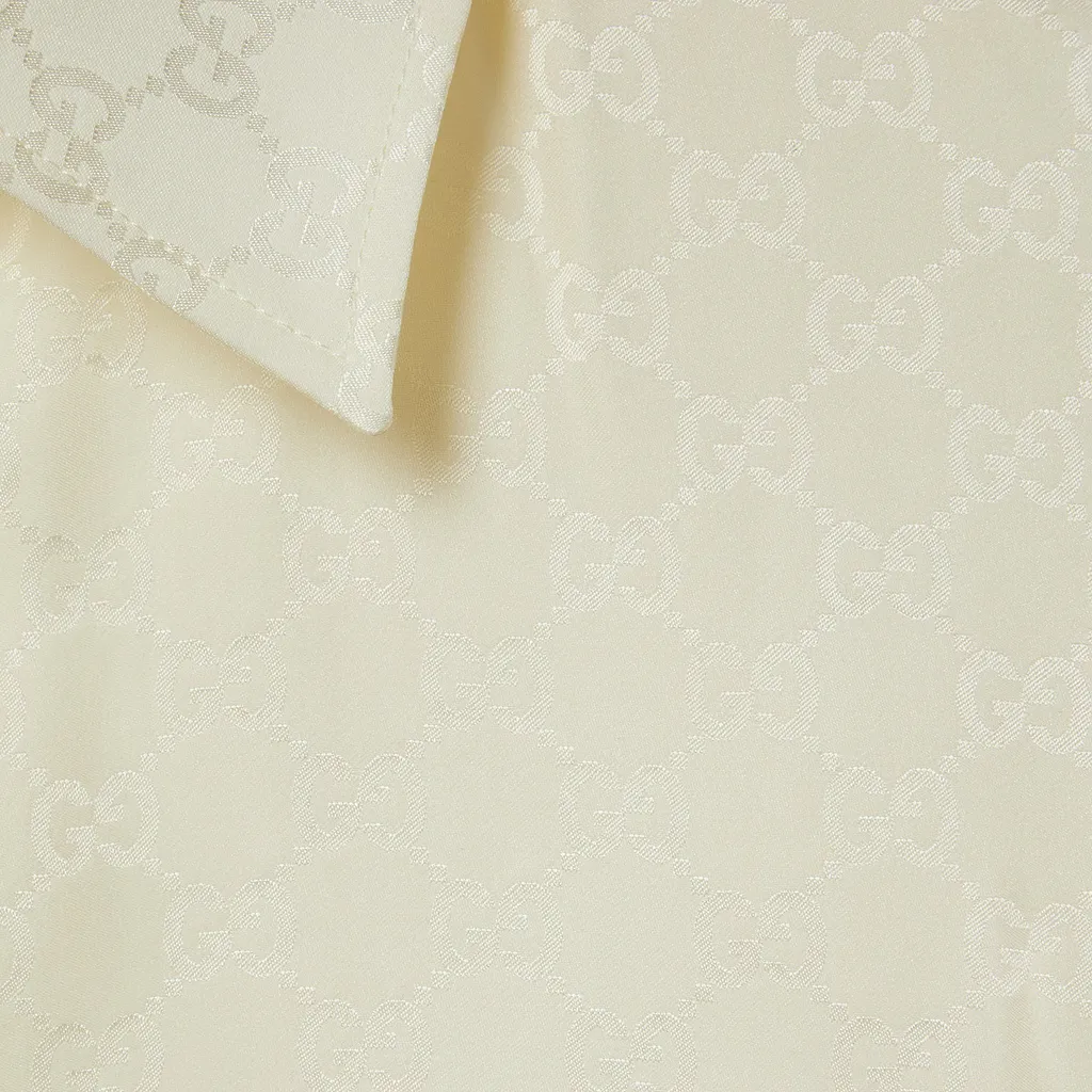 Gg CrÊPe Silk Shirt