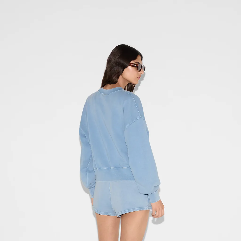 Embroidered Cotton Jersey Sweatshirt
