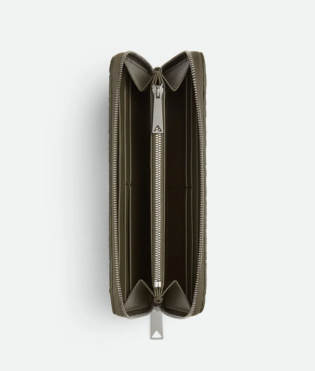 Intrecciato Zip Around Wallet