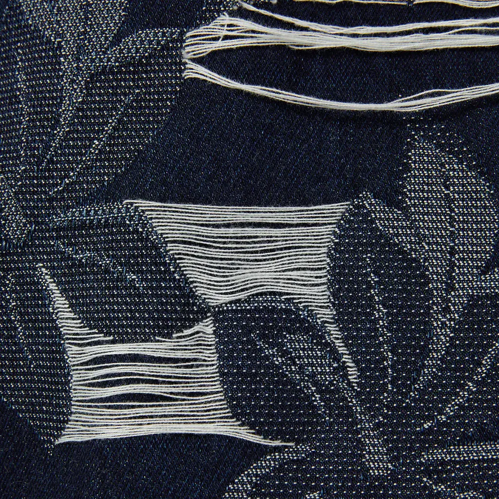 Denim Jacquard Pant