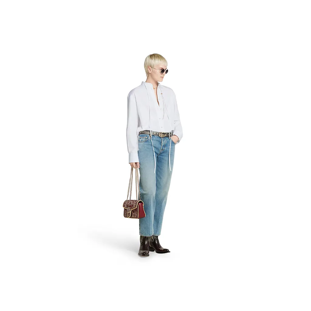 Straight Fit Denim Pants