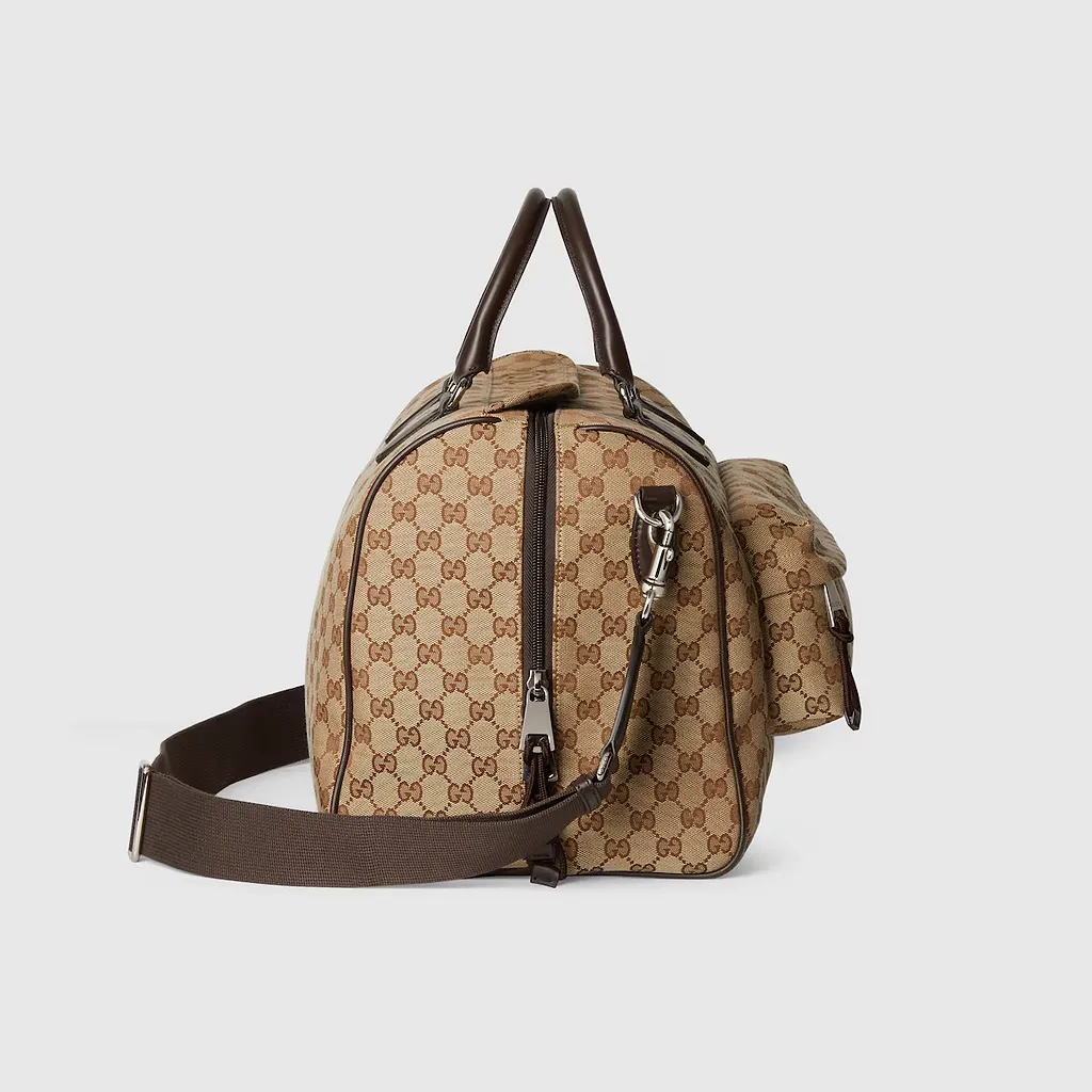 Gg Canvas Medium Duffle Bag