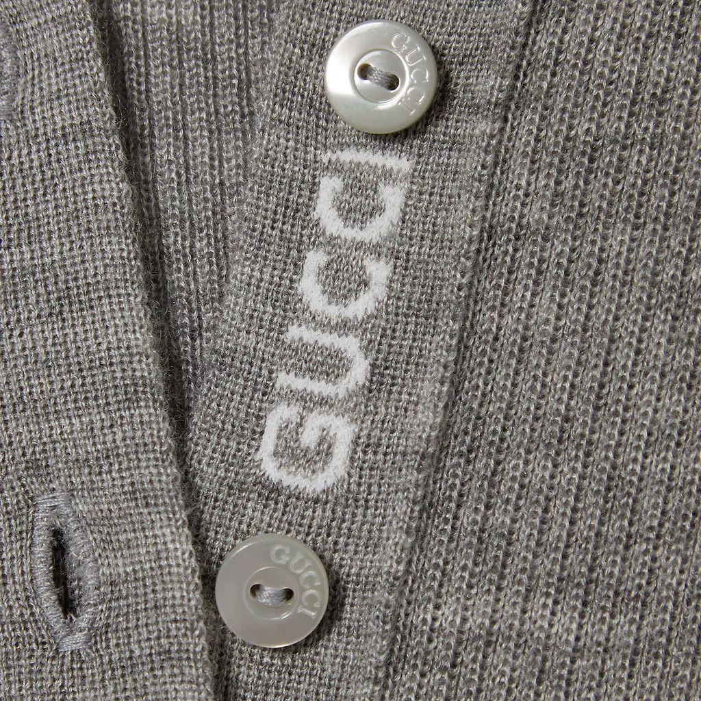Cashmere And Silk Polo Top With Web