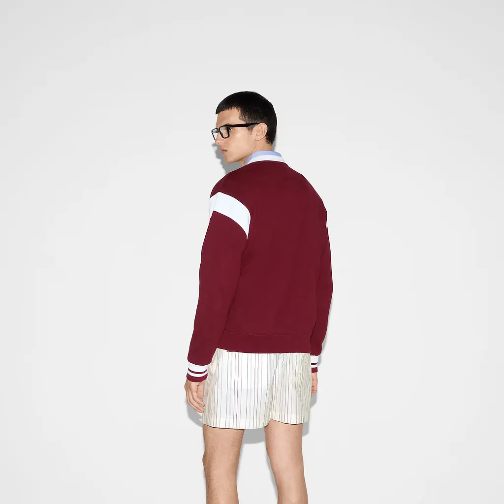 Embroidered Cotton Jersey Sweatshirt
