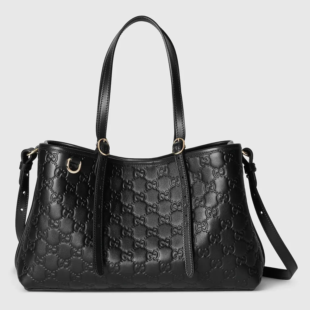 Gg Emblem Medium Tote Bag