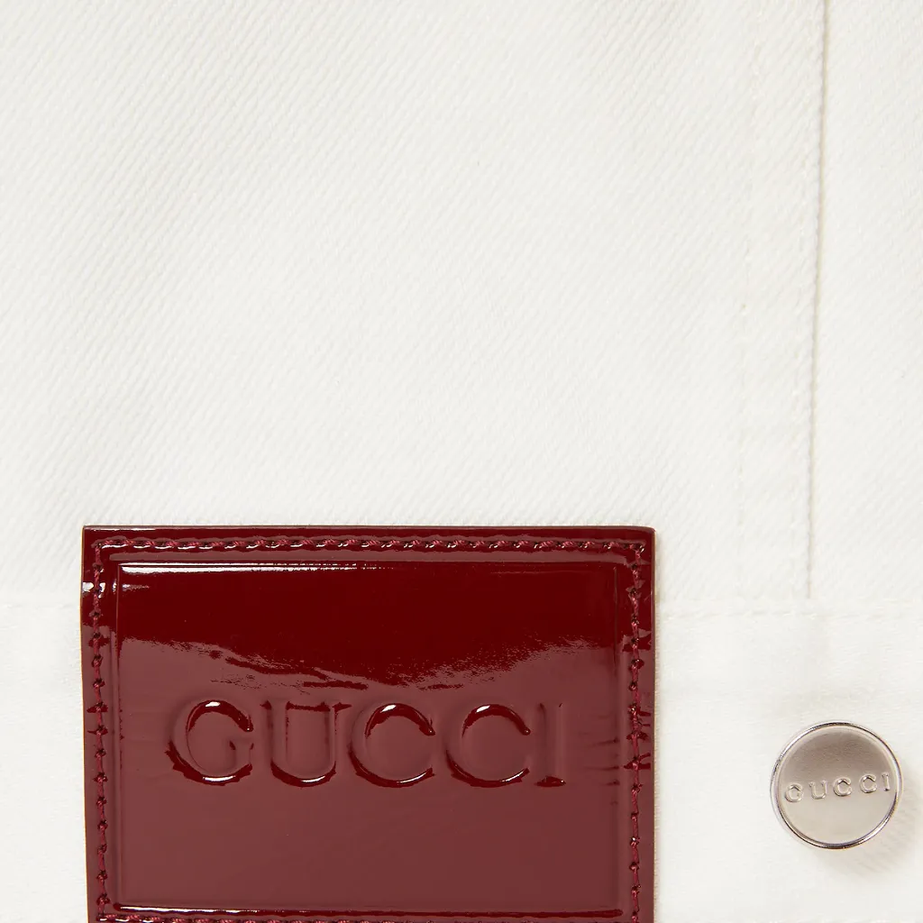 Denim Jacket With Gucci Selvedge