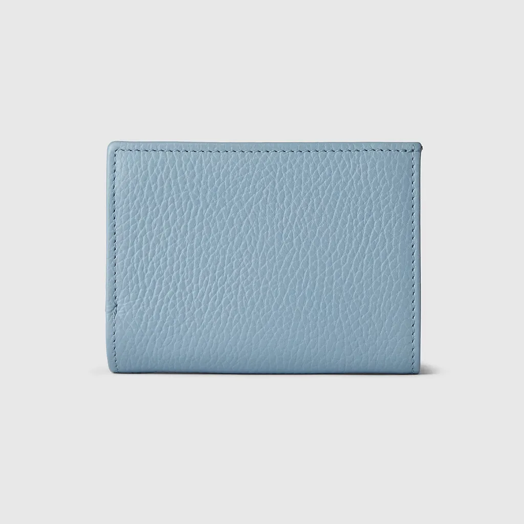 Bi-Color Gg Marmont Small Wallet