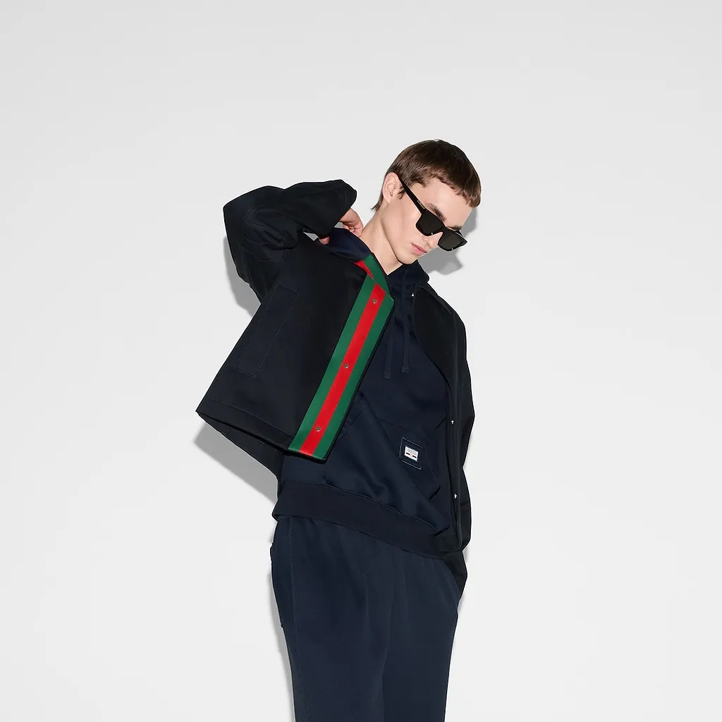 Technical Nylon Jersey Sweatshirt