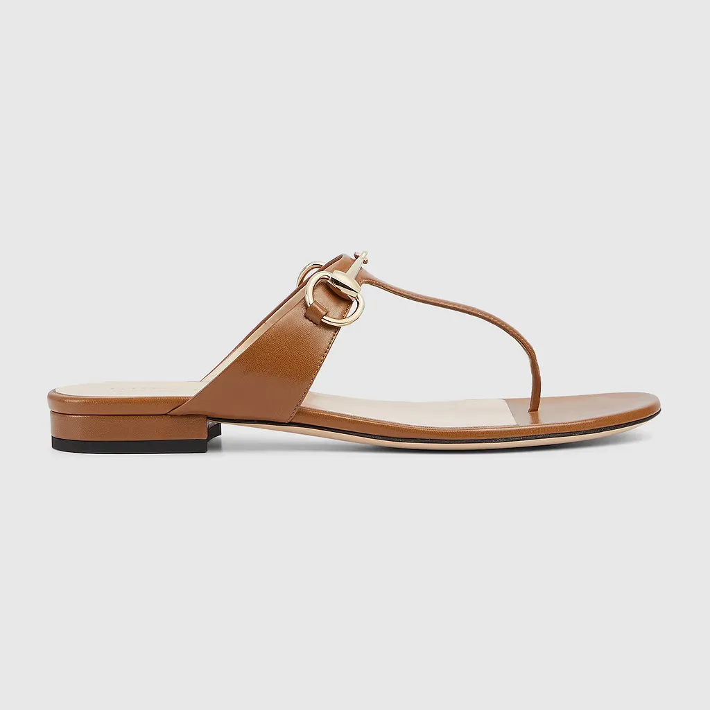 Thong Sandal With Horsebit