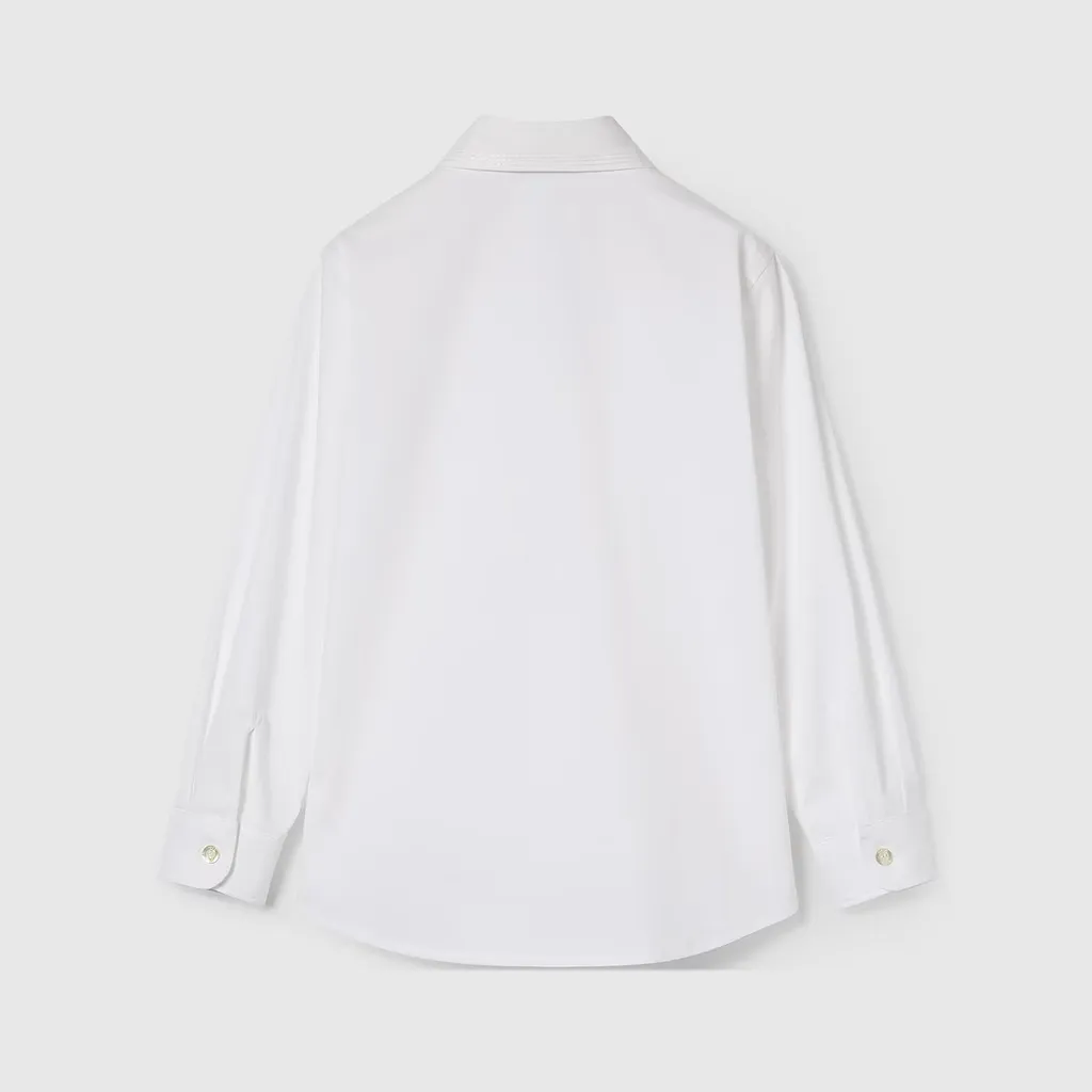 Children's Embroidered Cotton Shirt