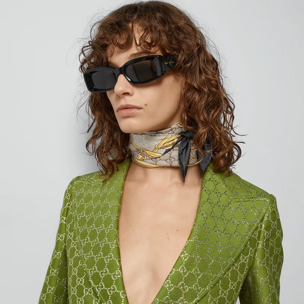 Printed Silk Twill Carré