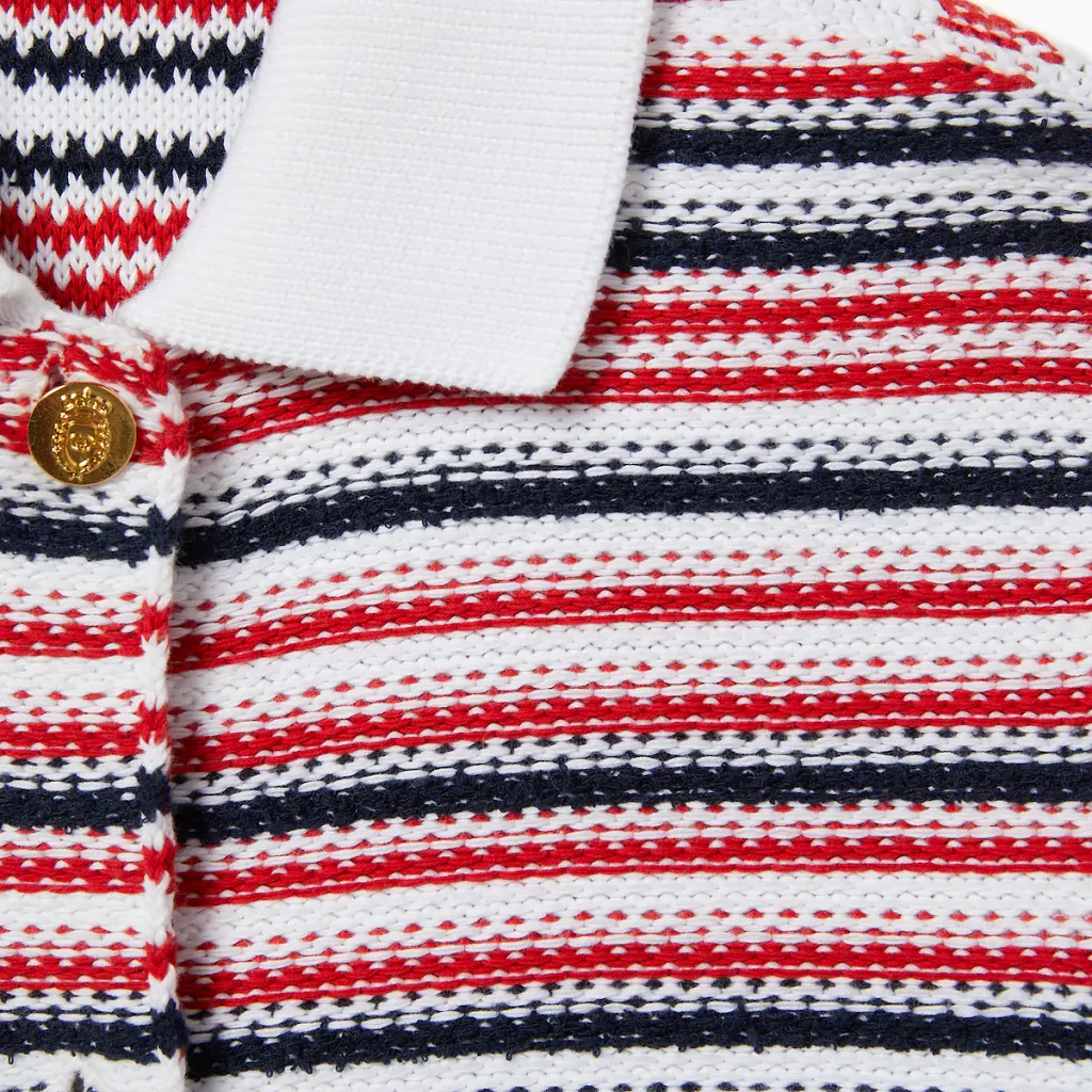 Fine Wool Polo Top