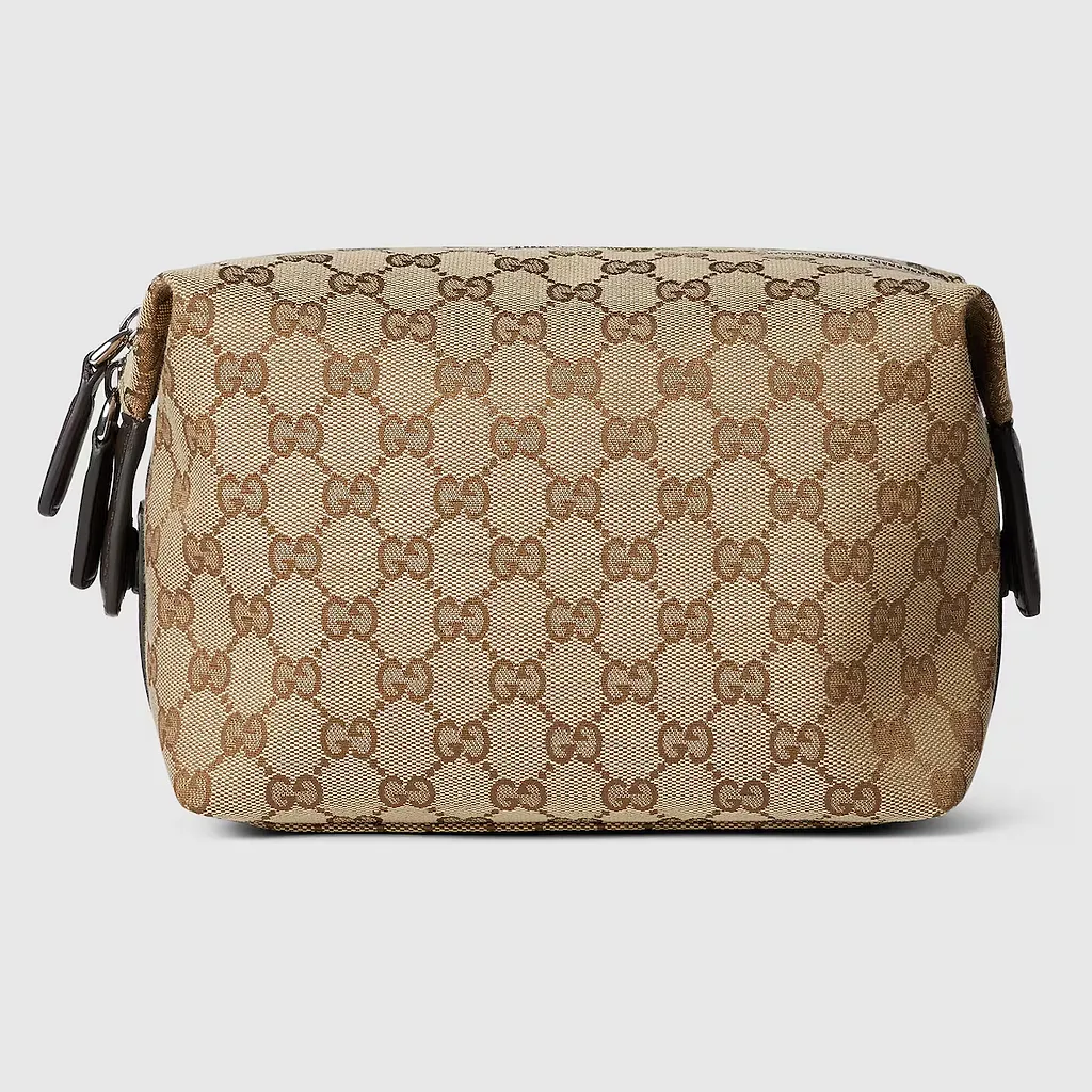 Gg Canvas Small Toiletry Case