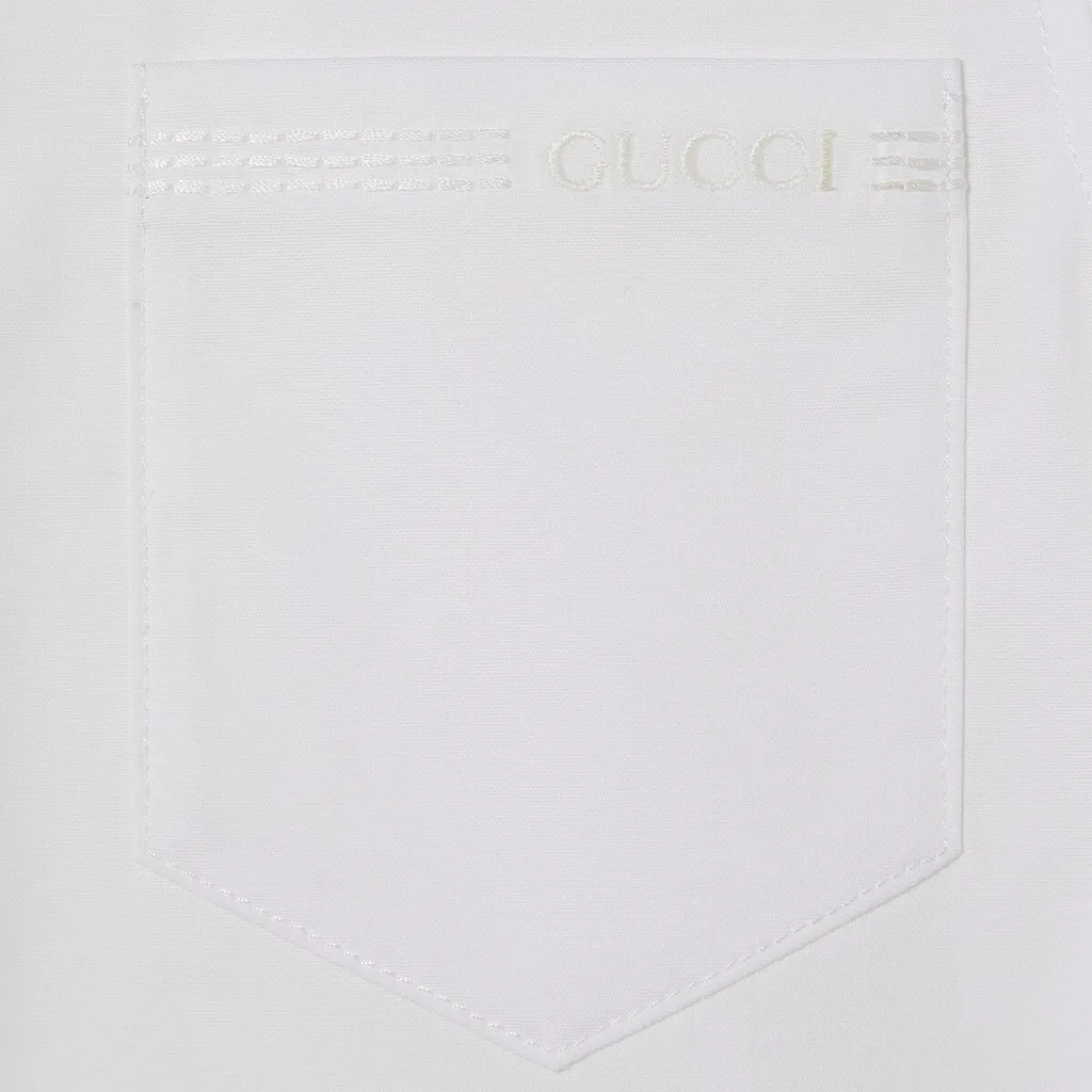 Children's Embroidered Cotton Shirt