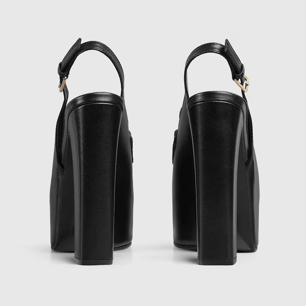Horsebit Platform Loafer Slingback