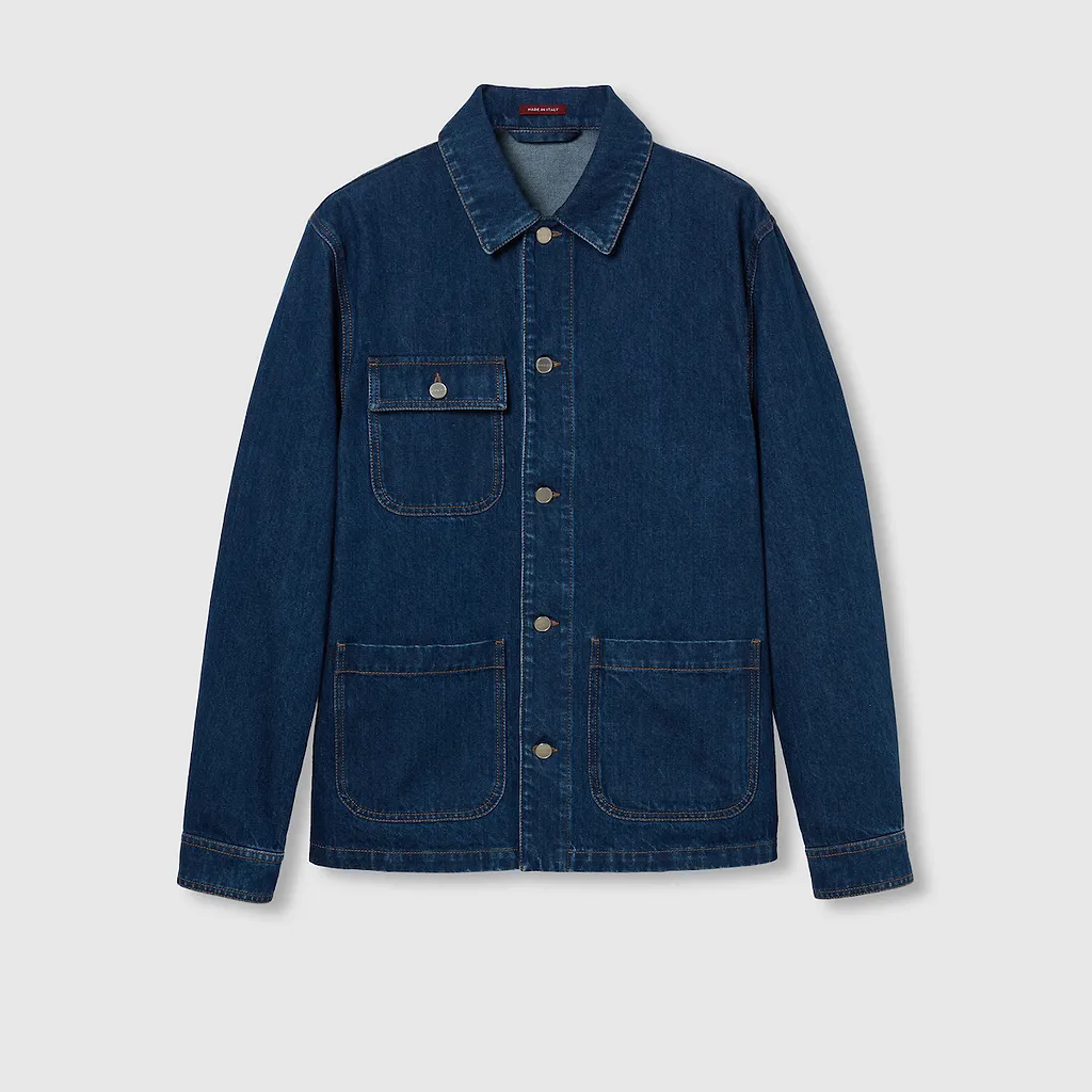 Lasered Denim Jacket