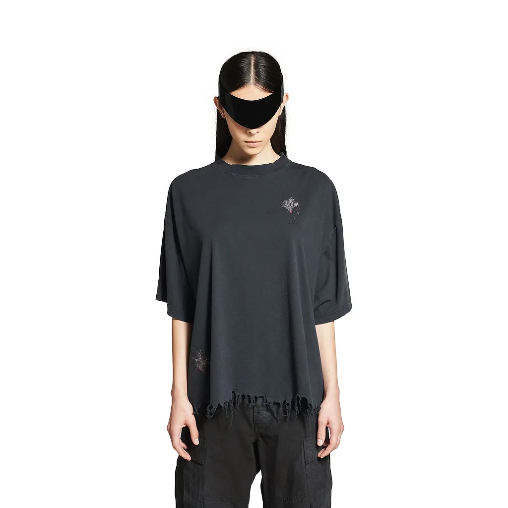 Nail Polish Cropped T-Shirt