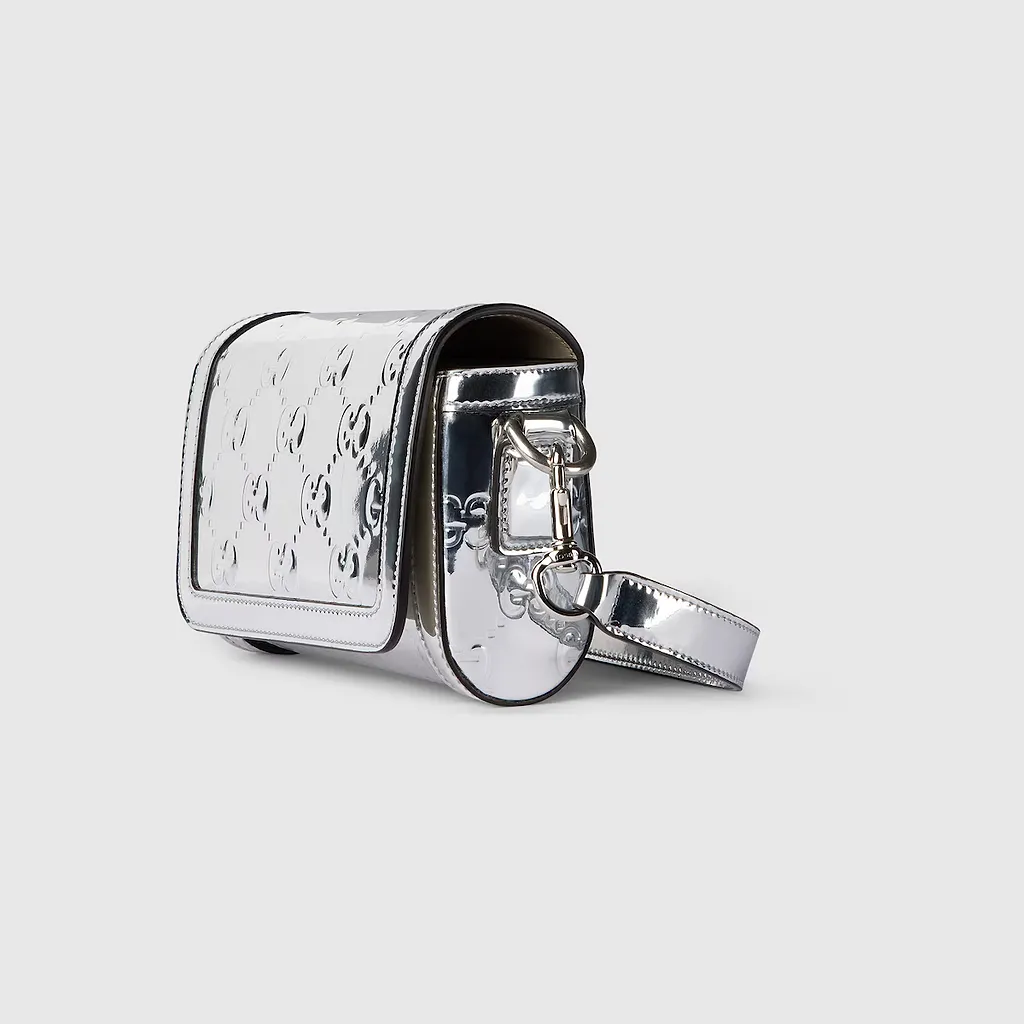 Mini Embossed Gg Shoulder Bag