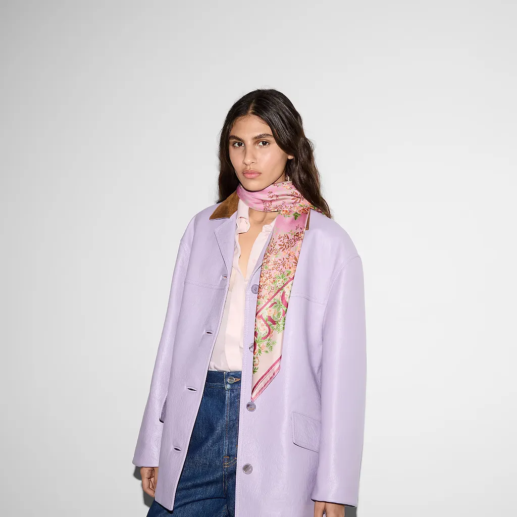 Printed Silk Twill Carré