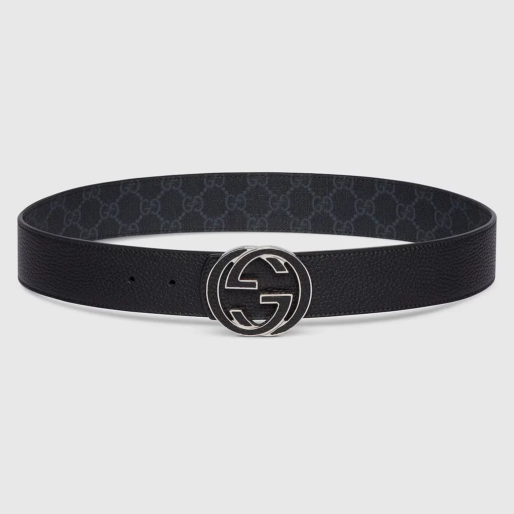 Reversible Belt With Interlocking G Buckle