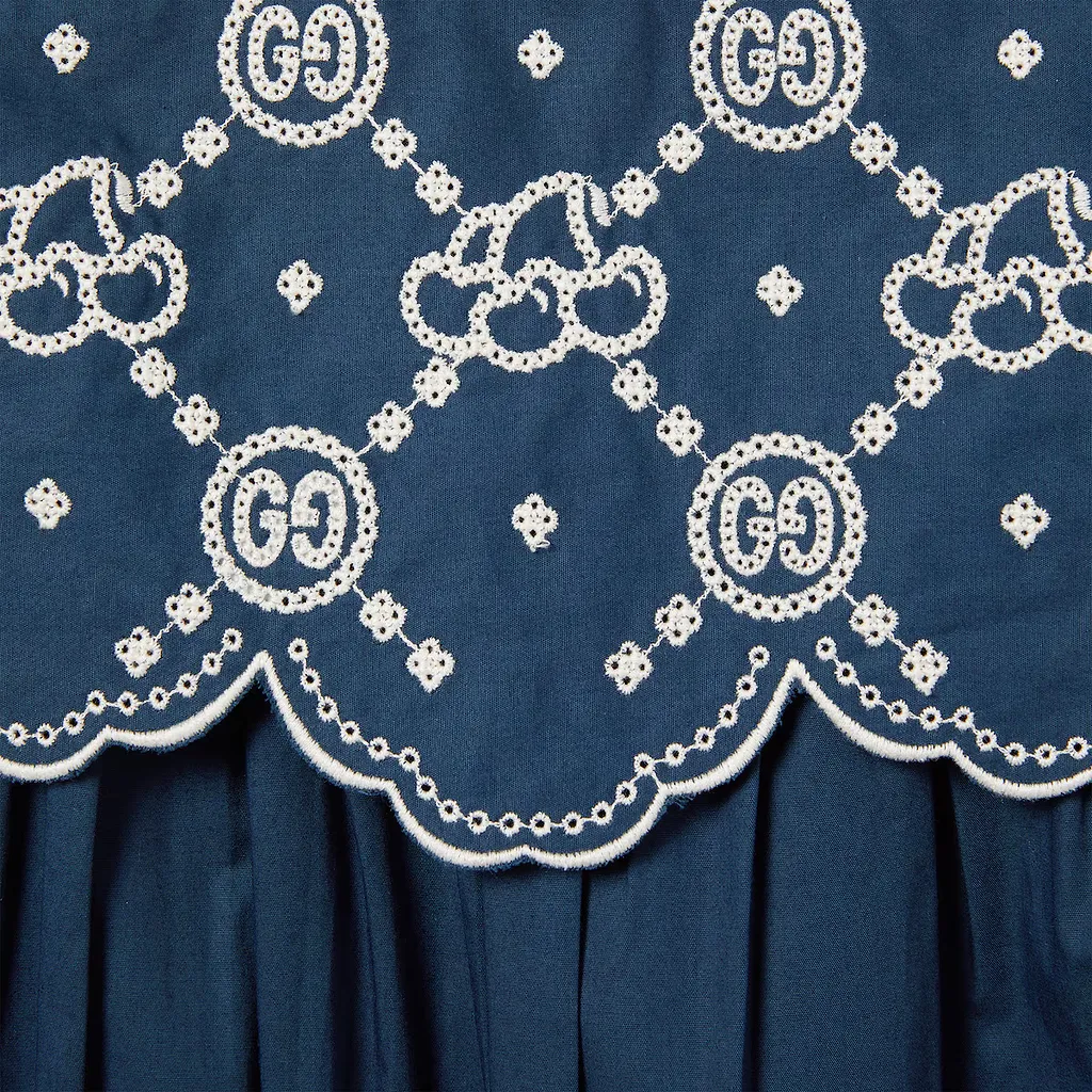 Children's Embroidered Cotton Dress