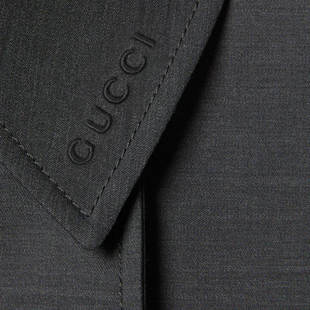 Wool Double-Breasted Coat