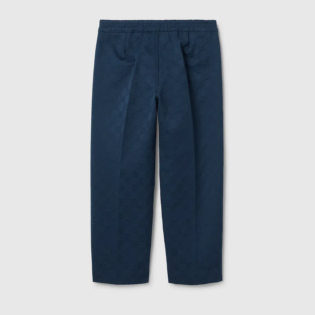 Children's Gg Cotton Trousers With Web