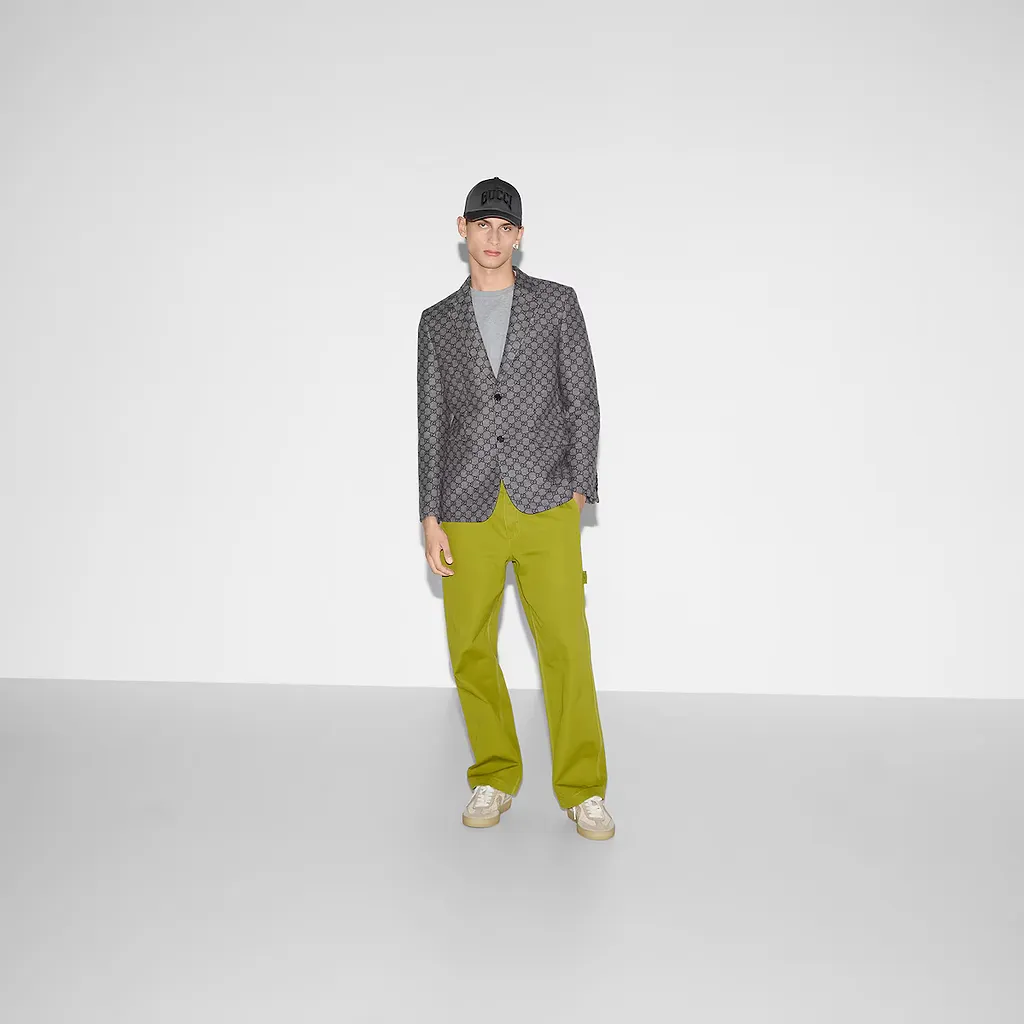 Gg Wool Flannel Jacket
