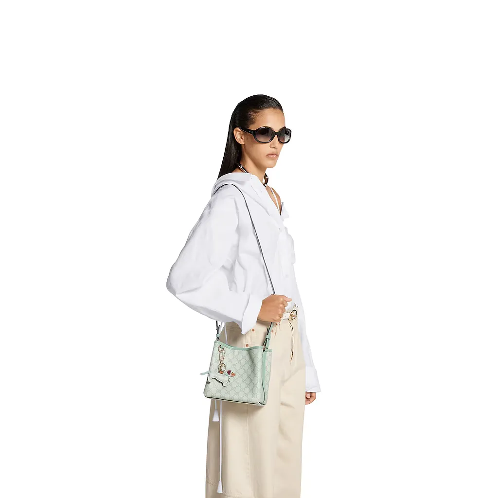 Gg Emblem Small Bucket Bag