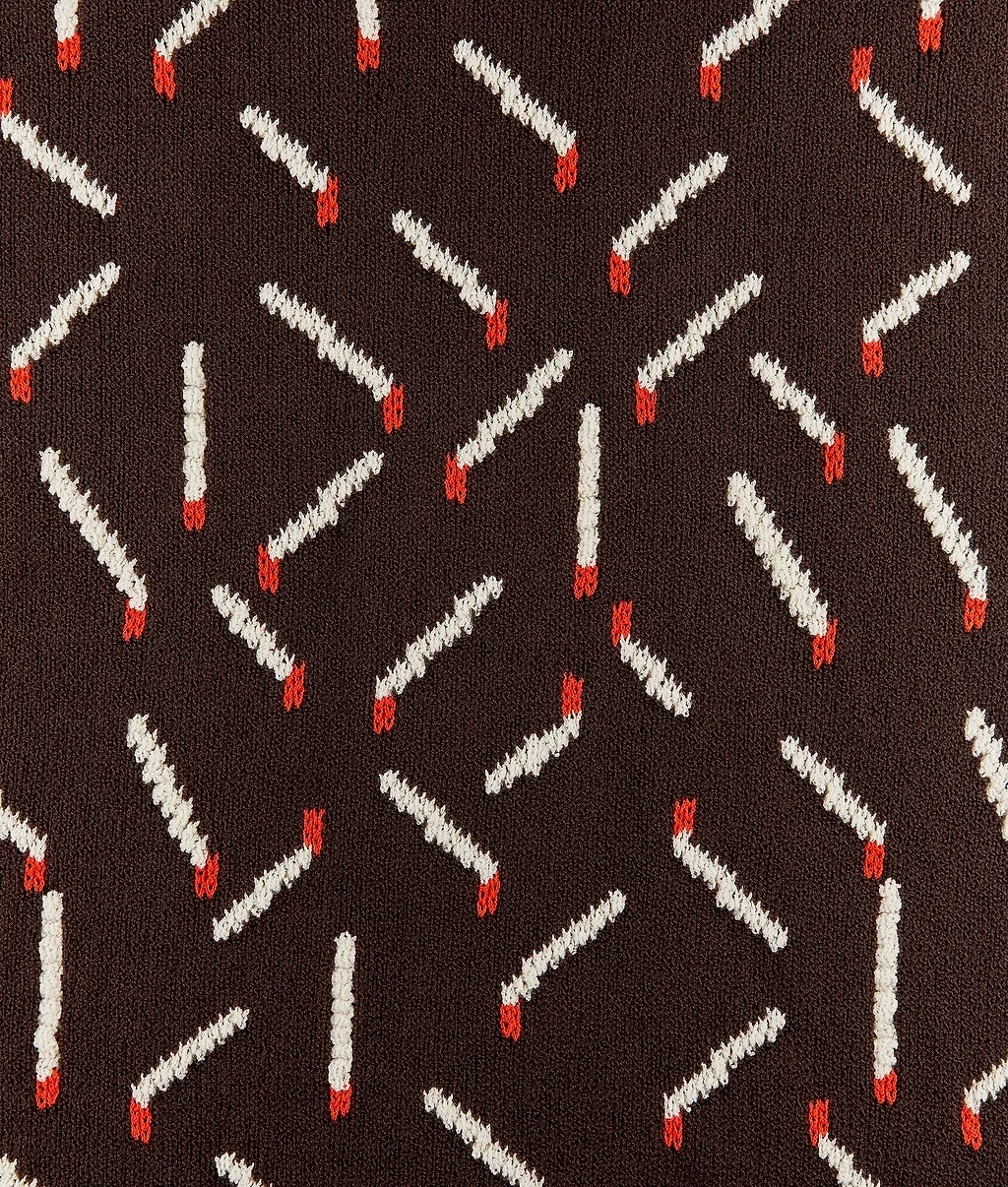 Cotton Jacquard Matches Cardigan