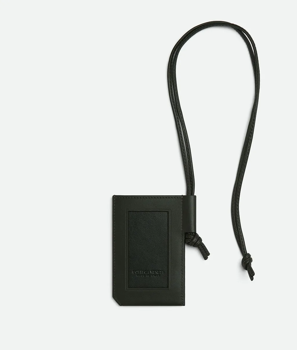 Intrecciato Piccolo Badge Holder
