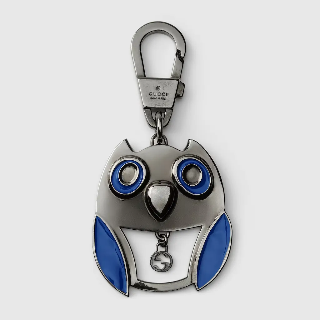 Owl Keychain With Interlocking G