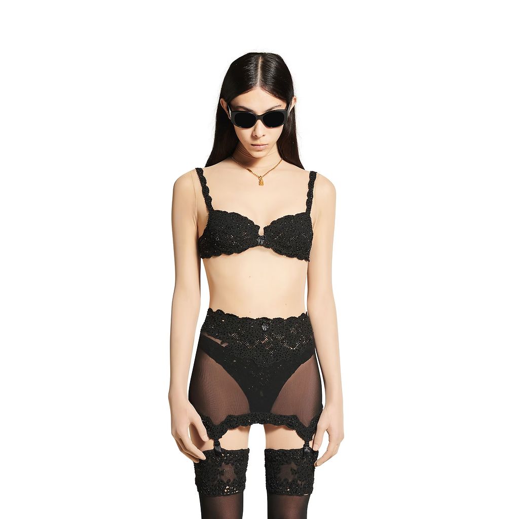 Trompe L'ŒIl Suspender Belt Dress