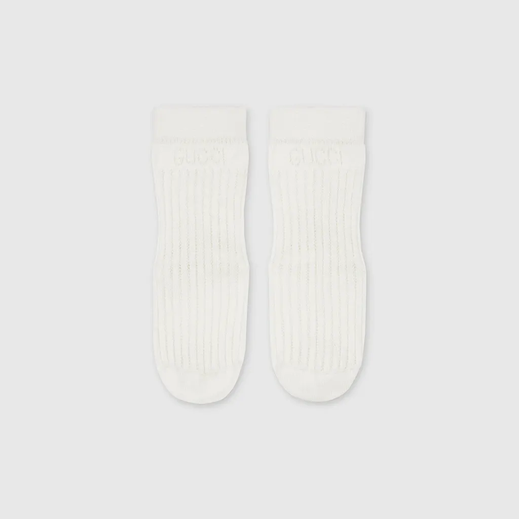 Children's Rib Cotton Blend Socks