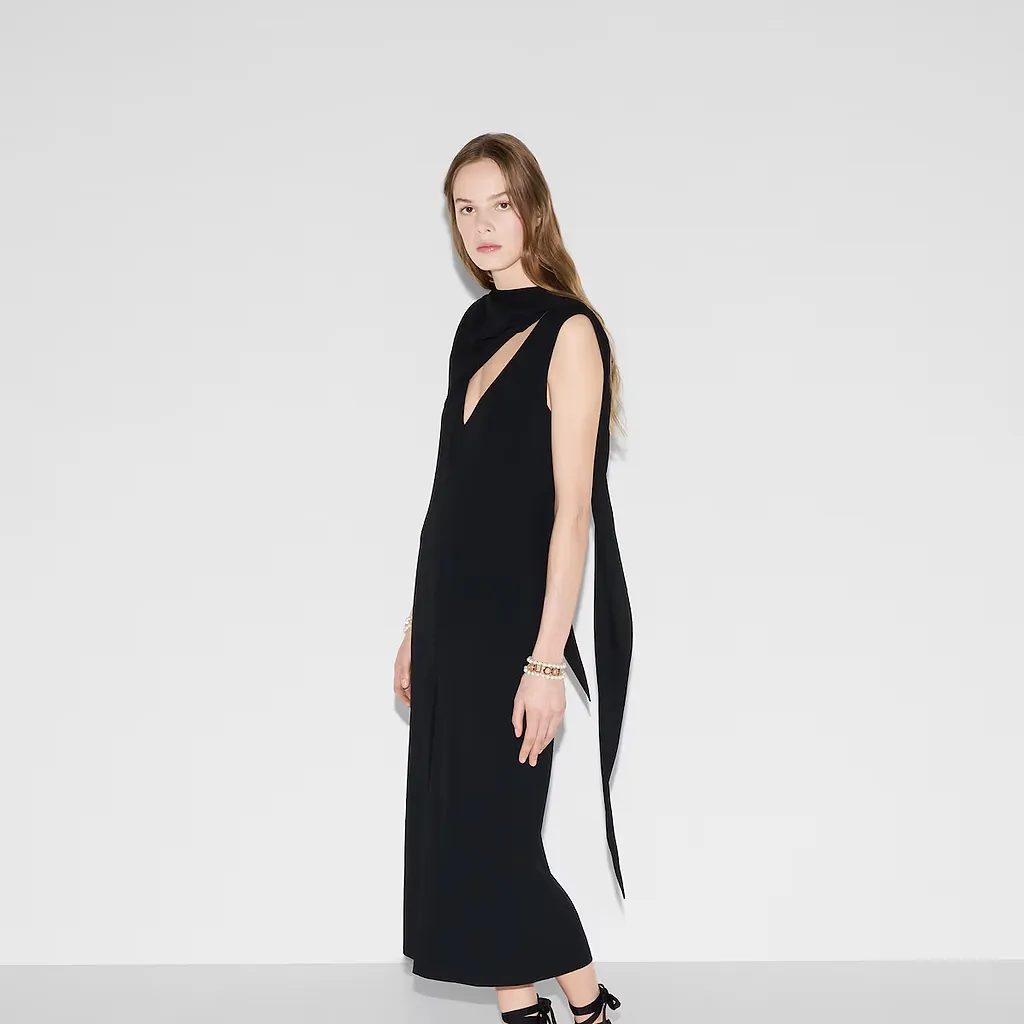 Acetate Viscose Sable Dress