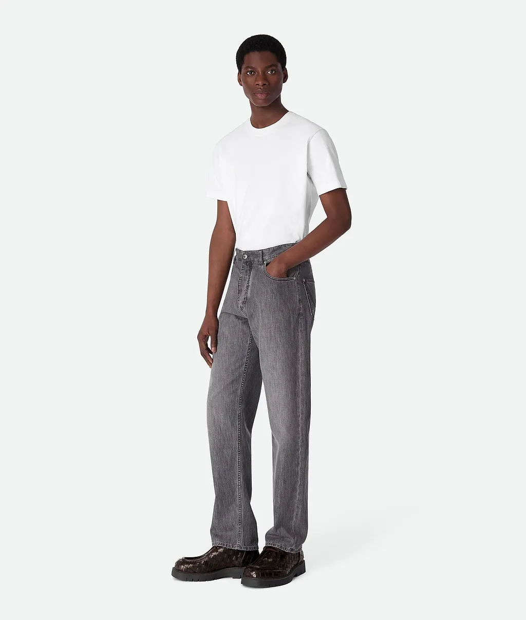 Vintage Black Straight Jeans