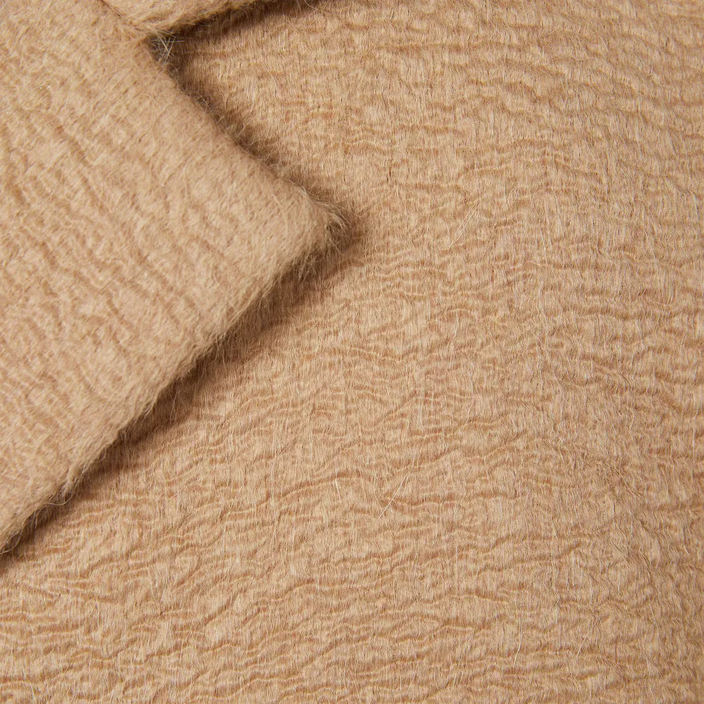 Coated Wool Coat