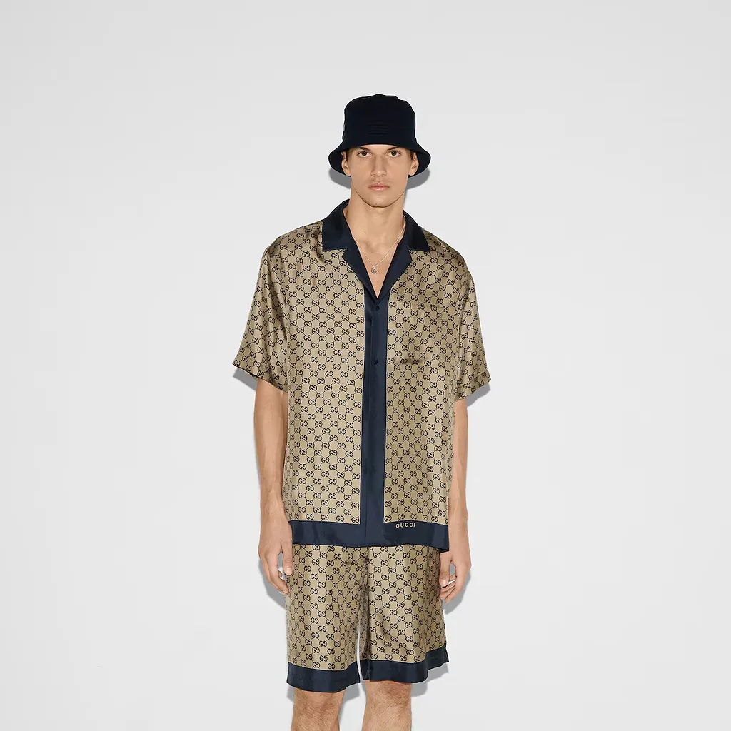 Printed Silk Shirt