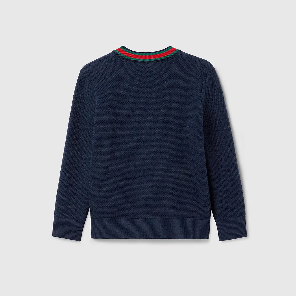 Children's Cotton Cardigan With Embroidery