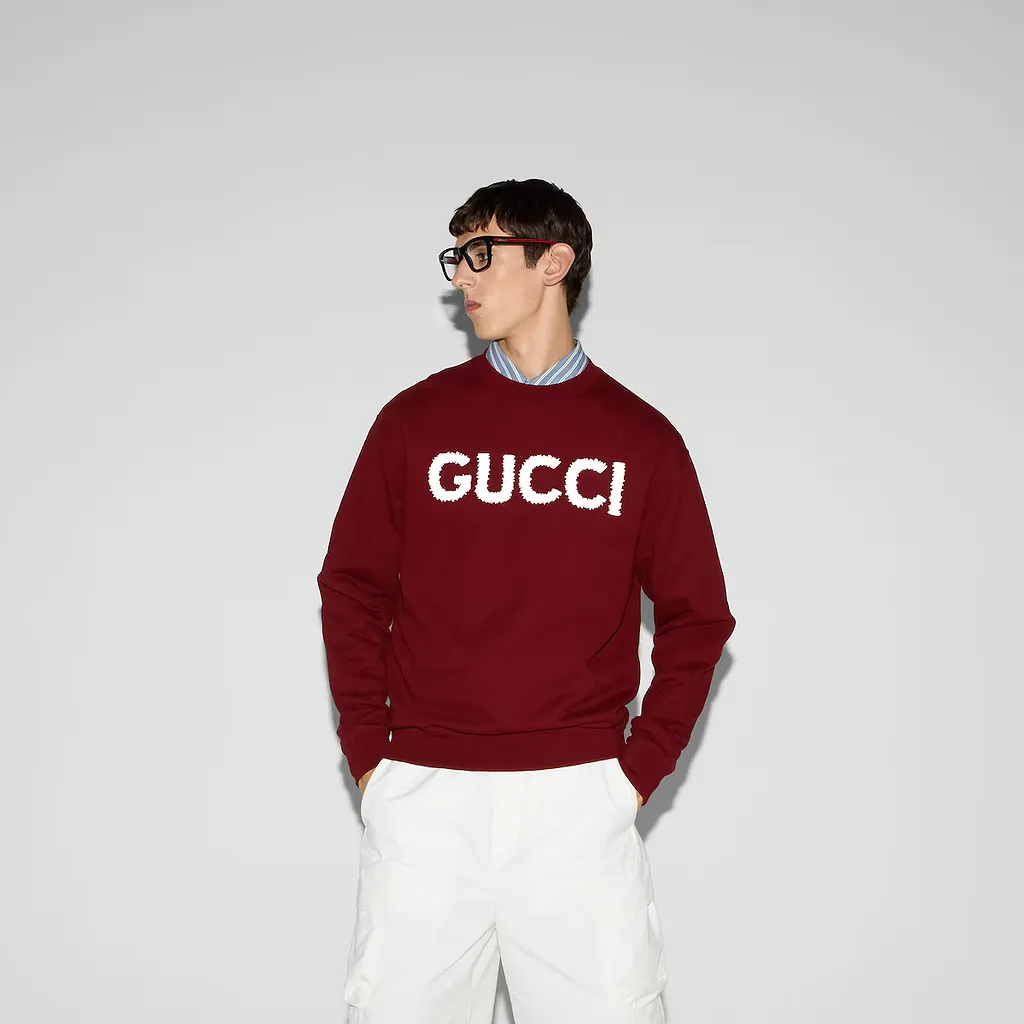 Embroidered Cotton Jersey Sweatshirt