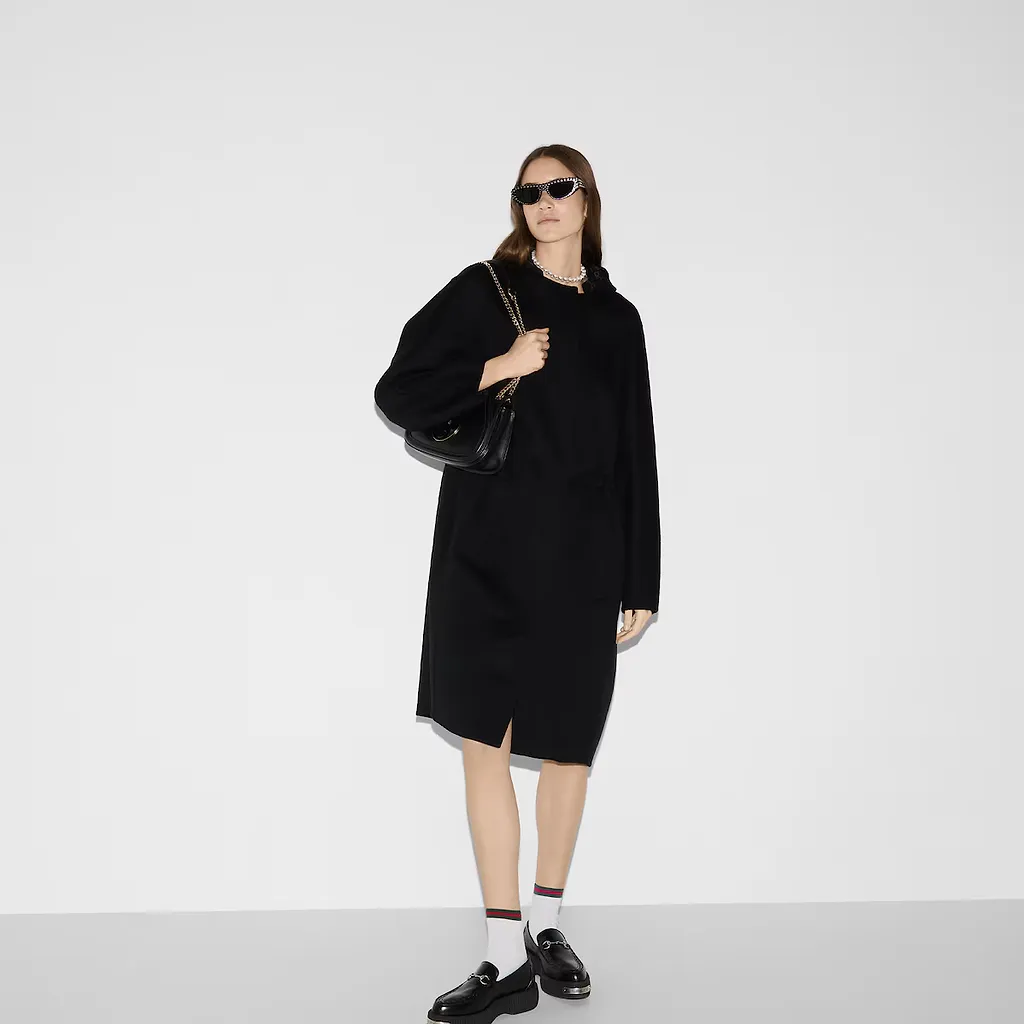 Embroidered Wool And Silk Coat