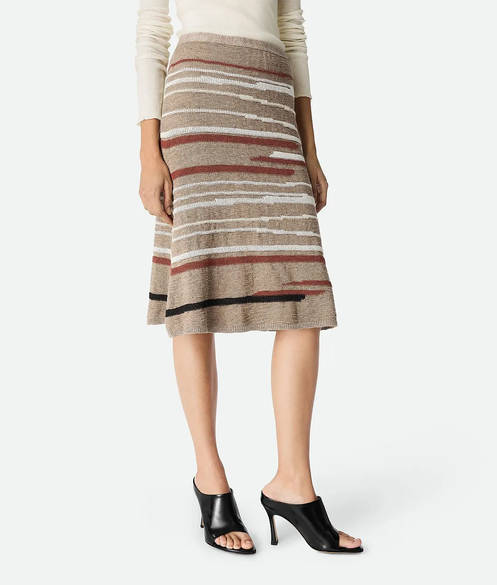 Linen And Cotton Skirt