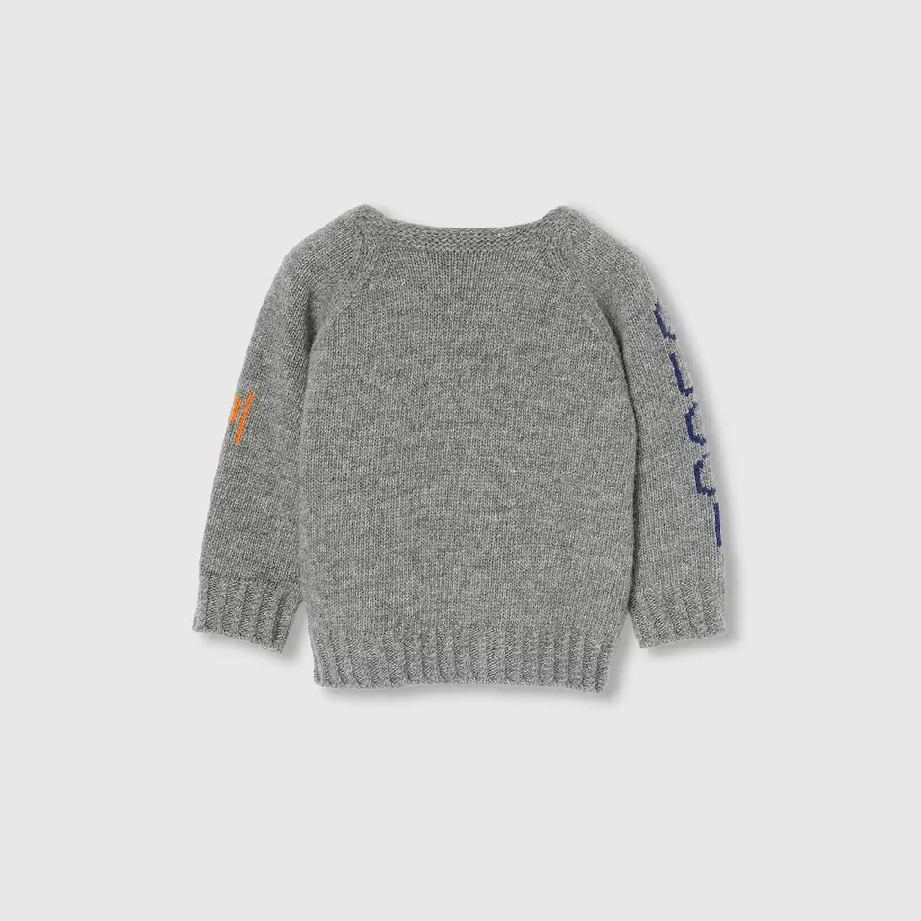 Baby Embroidered Wool Sweater