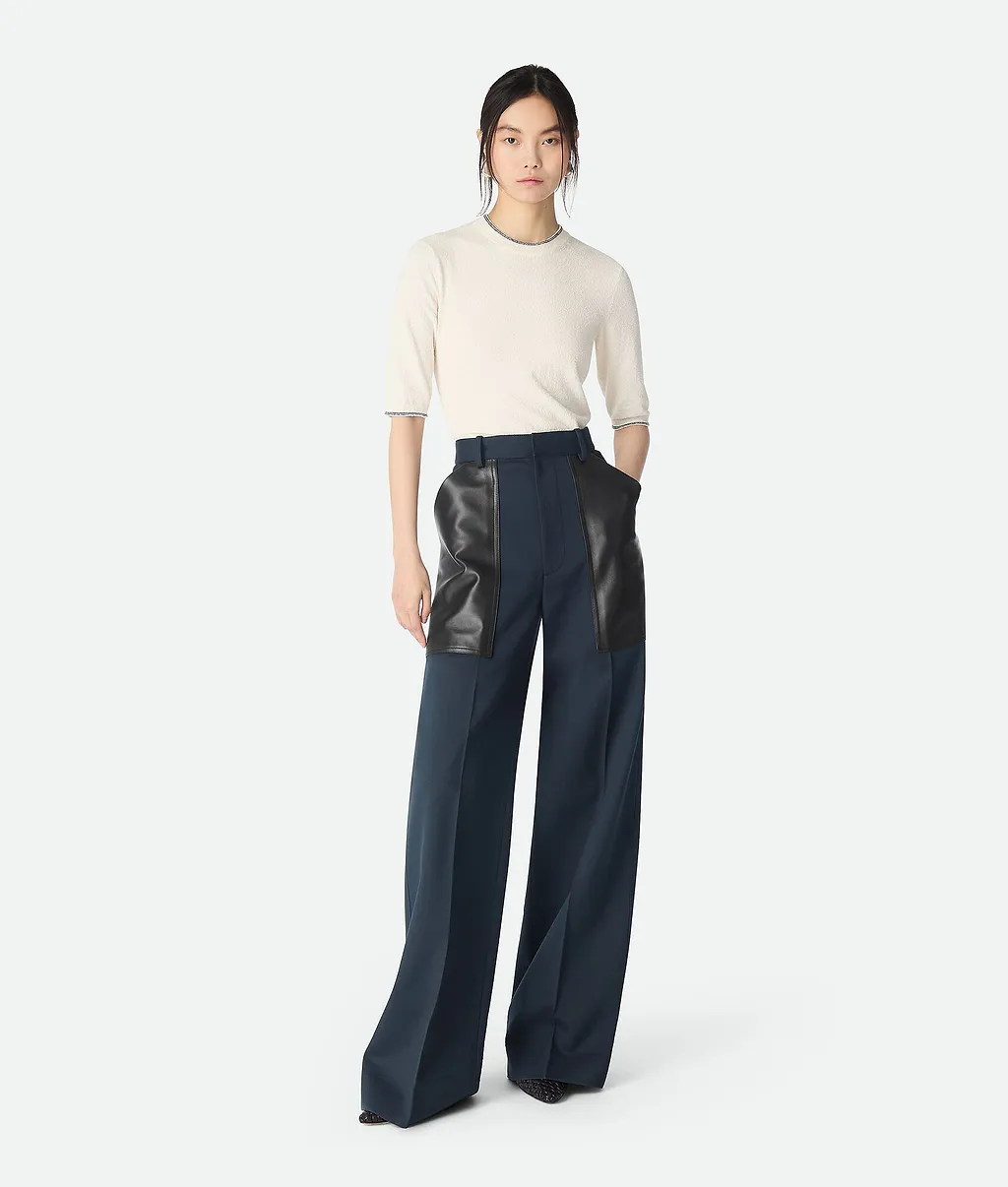 Wool And Cotton Pants