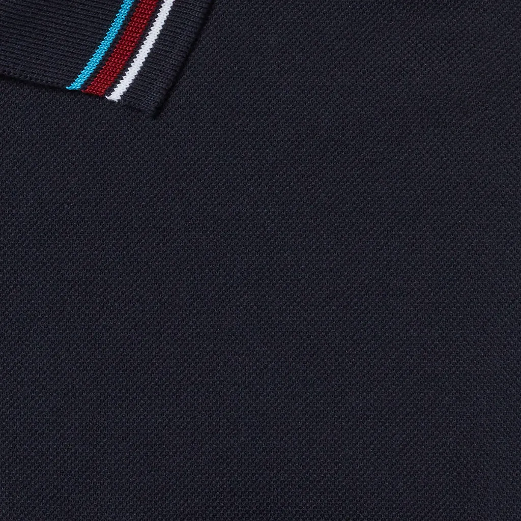Embroidered Stretch Cotton Polo Shirt