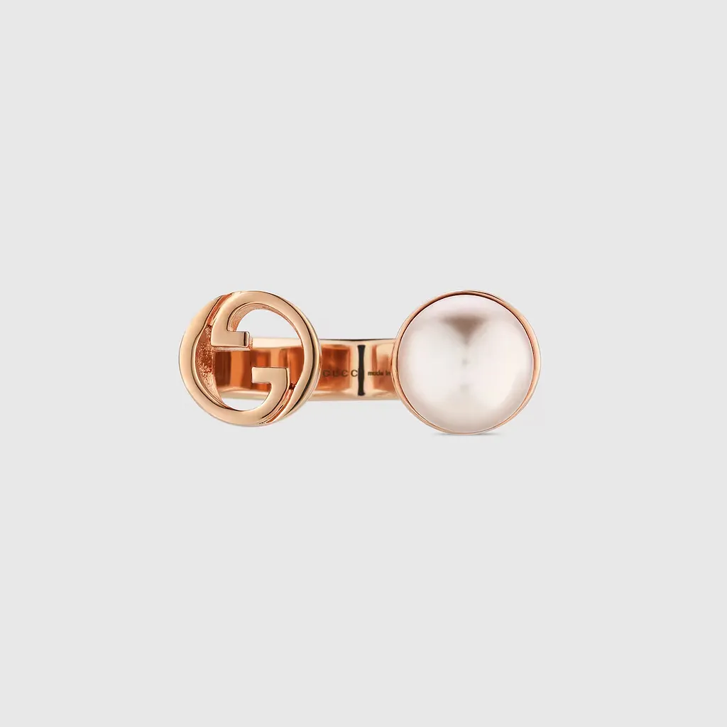 Gucci Blondie Resin Pearl Ring