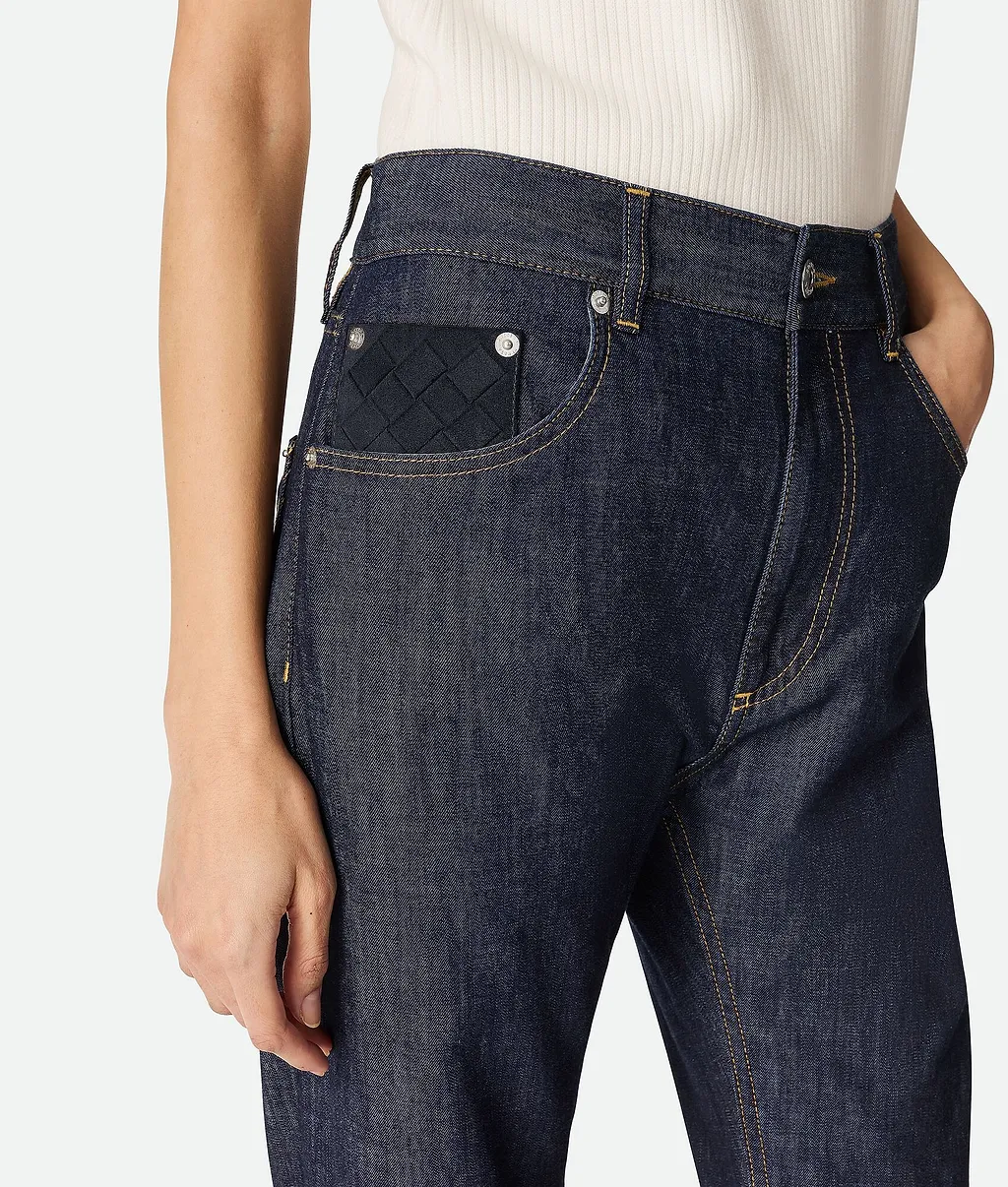 Indigo Straight Jeans