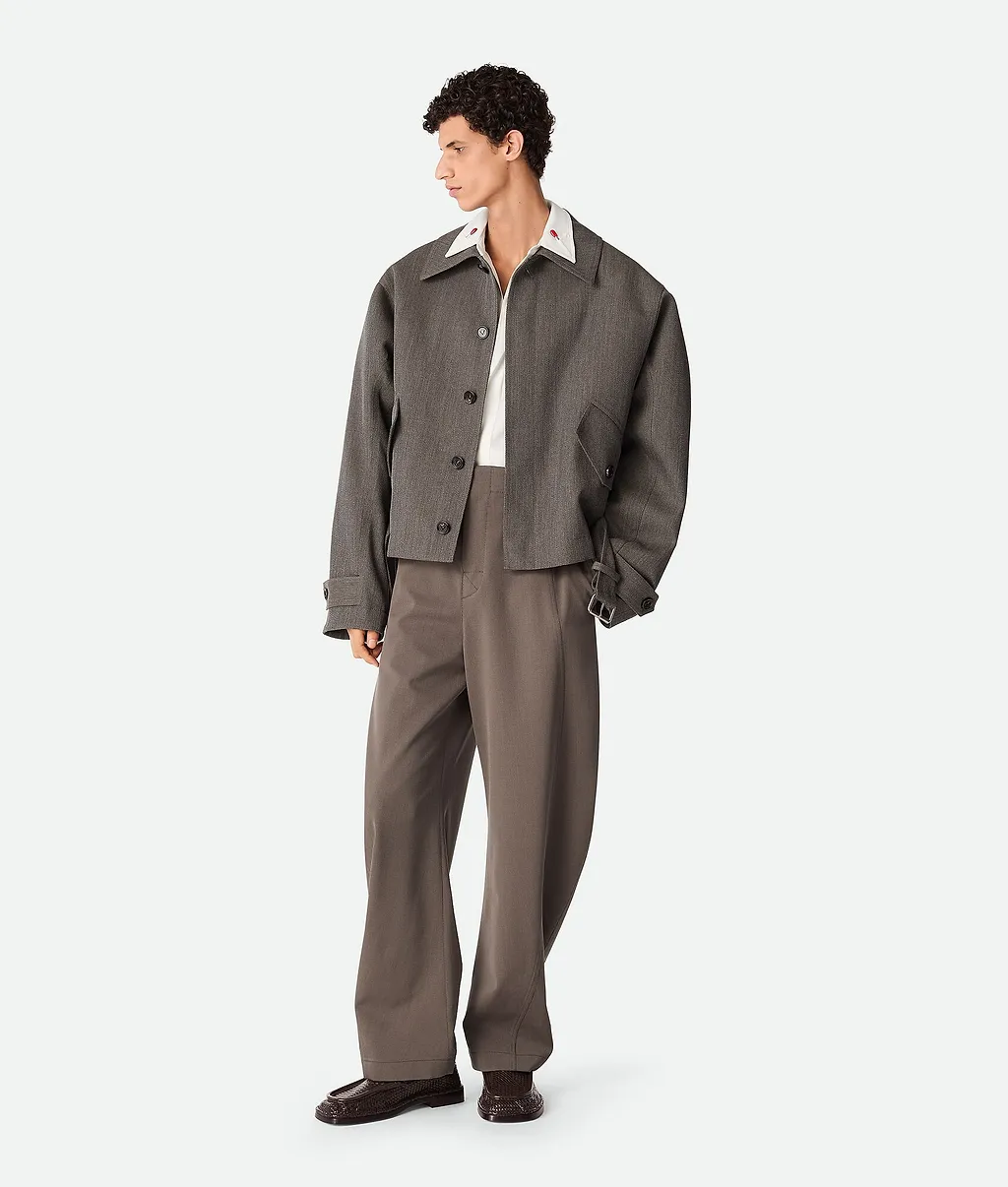 Wool Twill Bomber Jacket