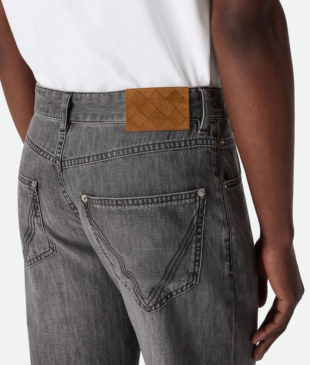 Vintage Black Straight Jeans