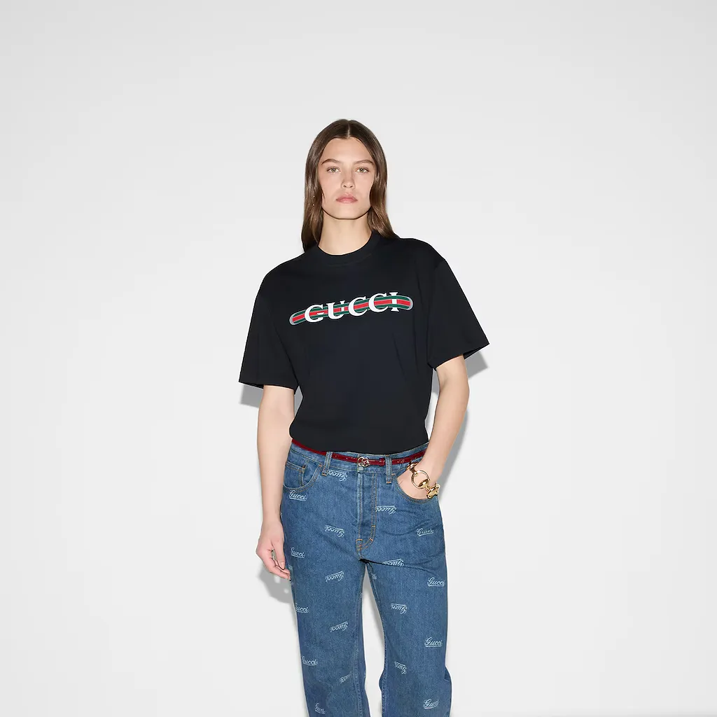 Printed Cotton Jersey T-Shirt